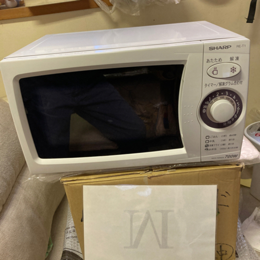 値下げしました　シャープ　電子レンジ　ハイパワー700W RE-T1  程度極上