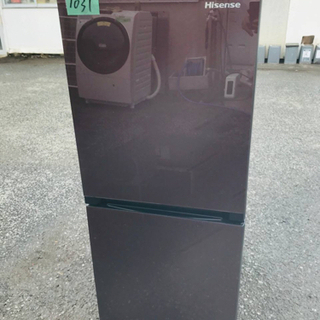 ②✨2017年製✨1031番 Hisense✨2ドア冷凍冷蔵庫✨HR-G13A-BR‼️