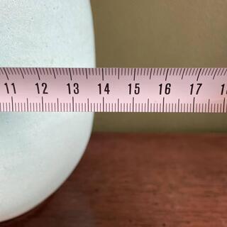 陶器　花瓶　みずいろ 「真」の画像