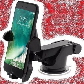 新品未使用 オートホールド式スマートフォン車載ホルダー 強力吸盤 スマホホルダー iPhone android smart phone対応 スマホナビに最適　の画像