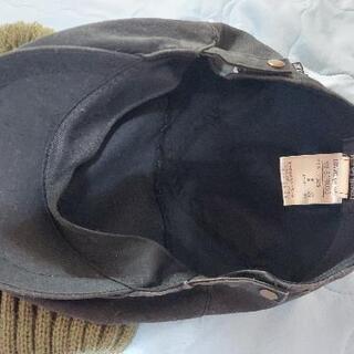 ハンチング帽(COMME CA ISM)サイズ54　ニット帽(Ocean Pacific)サイズFの画像