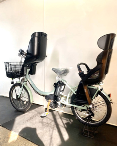 関東全域送料無料 保証付き 電動自転車 ブリヂストン ビッケ 20インチ 12.8ah 3人乗り デジタル