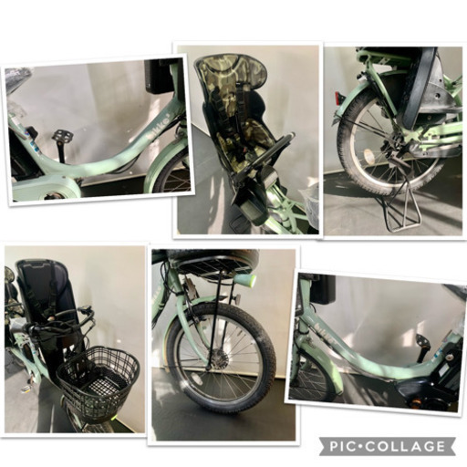 関東全域送料無料 保証付き 電動自転車 ブリヂストン ビッケ 20インチ 12.8ah 3人乗り デジタル