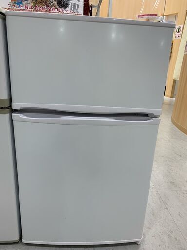 maxzen 冷蔵庫 90L 一人暮らし 2ドア マクスゼン コンパクト 小型 ホワイト JR090ML01WH 2020年製