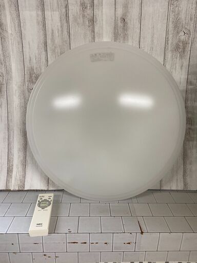 (売約済み)2020年製/リモコン・取説付き】★NEC　LEDシーリングライト　HLDZ08600　LED照明器具