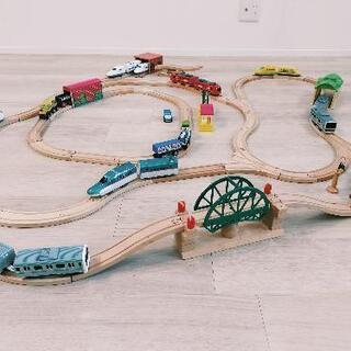 木製レール　車両　大セットの画像