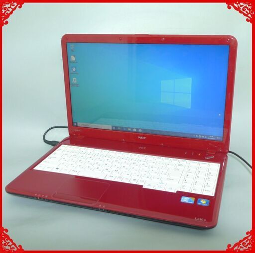 高速SSD レッド ノートPC LS150CS1YR 4GB RW 無線 高速SSD レッド 赤色 ノートパソコン 15.6型 NEC PC-LS150CS1YR