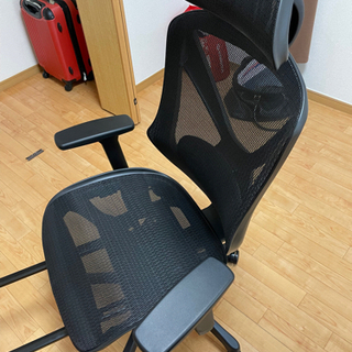 リクライニングワークチェア(フォリスト BK) 商品コード 6620651の画像