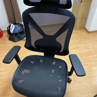 リクライニングワークチェア(フォリスト BK) 商品コード 6620651の画像
