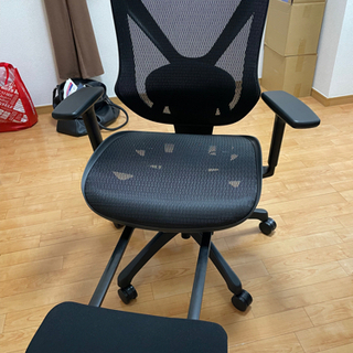 リクライニングワークチェア(フォリスト BK) 商品コード 6620651の画像