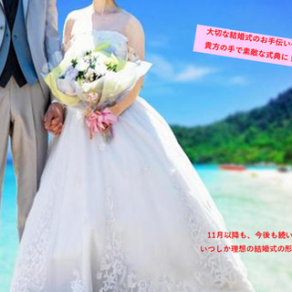 4月超即決！！未経験でも安心！ドレスメンテナンス！の画像