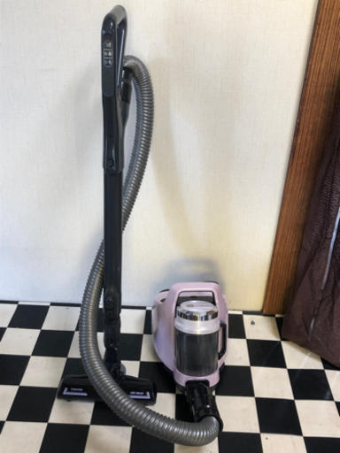 【リサイクルショップ八光　田上店】東芝 サイクロン式タービンブラシ エディオンオリジナル トルネオ mini さくらピンク VC-C4AE2(SP)