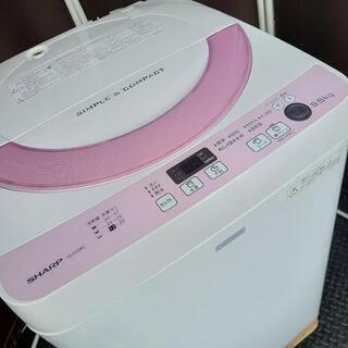 n1021売約済み❌2016年！SHARP 5.5kg 全自動洗濯機 風乾燥付き！の画像