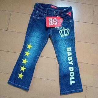 新品★ラインデニムロングパンツ95ベビードールBABYDOLLベビド