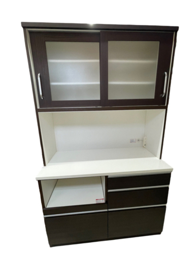 GM695【近隣配達可能】ニトリ　アルミナ　幅120×奥50×高200㎝　キッチンボード　食器棚　リサイクルショップ　ケイラック朝霞田島店　ケイラック　埼玉県　朝霞市　田島　和光市　志木市　新座市　富士見市　ふじみ野市　三芳町　戸田市　蕨市　さいたま市(岩槻以外)　川越市　所沢市　上尾市　東京都　板橋区　練馬区　清瀬市