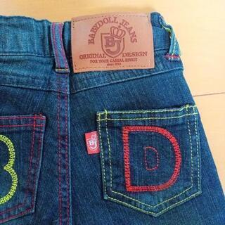 新品デニムロングパンツ80ベビードールBABYDOLLベビドの画像