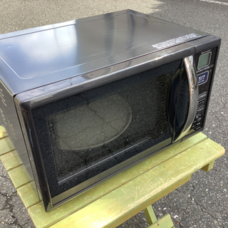中古　SHARP 電子レンジ　ブラック　2014