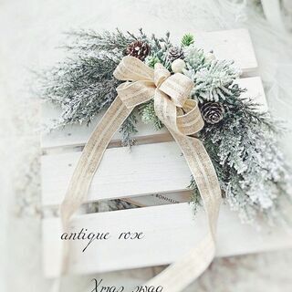 シックなクリスマス　スワッグ