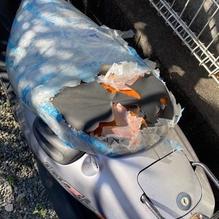 レッツII 現状販売　実働　廃車届けの画像