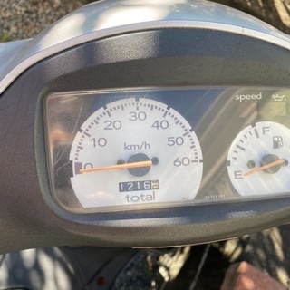 レッツII 現状販売　実働　廃車届け