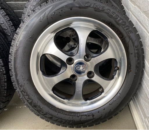 軽自動車 エンケイVRX 155/65R14 スタッドレス＆アルミセット ブリジストン