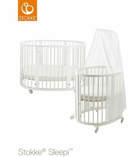 STOKKE ストッケ スリーピー ベッドセット ミニ付き ホワイト ベビーベッド