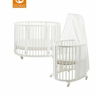 STOKKE ストッケ スリーピー ベッドセット ミニ付き ホワイト ベビーベッド