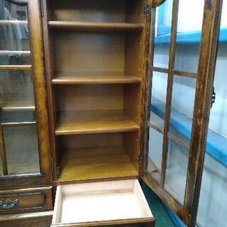 カリモク　コロニアル　サイドボード130   HC4500NK   130×45×118　リビングボード　収納　飾り棚の画像