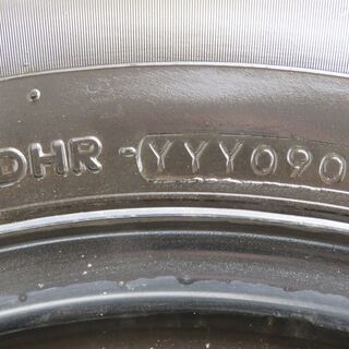 ◎あげます◎中古タイヤ175/70R14 4本セット ２分山鉄ホイール付き　ランクスの画像