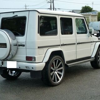 H15 メルセデス・ベンツ G500L 4WD 車検2年付き　社外24AW Ｆガード 革シート サンルーフ  R4年自動車税込 15662の画像