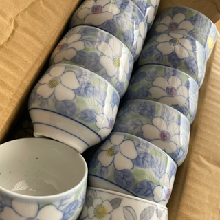 未使用の湯のみの画像