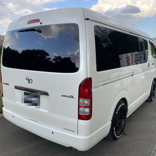 ハイエース　ワイドミドルルーフ　足回りカスタム　車検有の画像