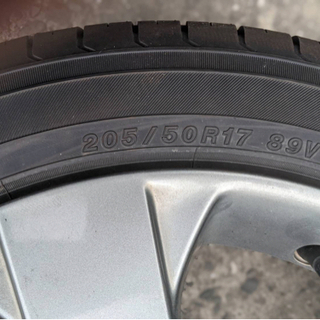 ★マツダ純正ホイール 114.3-5H 205/50R17の画像