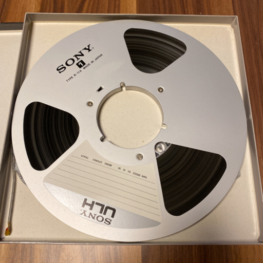 値下げ　美品レア物　オープンリールメタルテープ【中古】録音済 SONY