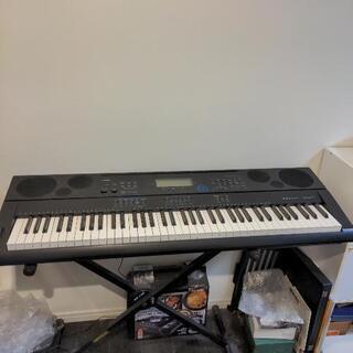 CASIOキーボード　wk-6500　カバーケース付
