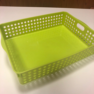 整理かご　グリーン
