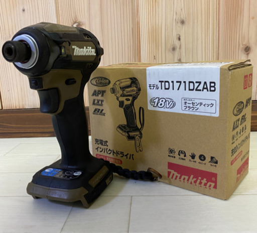 中古　 マキタ TD171DZAB  18V充電式 インパクトドライバ