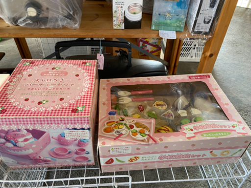 ?マザーガーデン 野いちごのままごと 木製玩具 ２箱セット