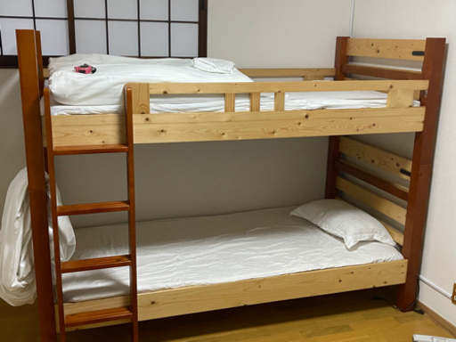 ラスト一台　二段ベッド　マットレス付き　美品