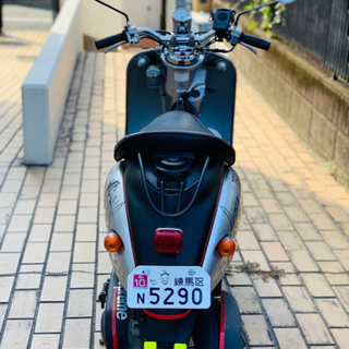 ヤマハ　vino50cc原付　カブト付きの画像