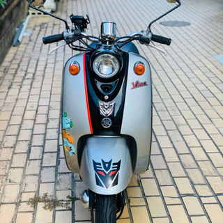 ヤマハ　vino50cc原付　カブト付きの画像