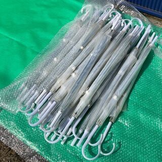 【在庫13本あり】透明ビニール傘(小ぶりサイズ)　何本でも0円ですの画像