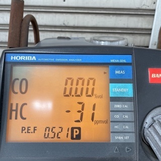 ホリバ　排気ガステスター　co/hcアナライザー　排ガス測定器 HORIBA 排気ガステスター CO HC
