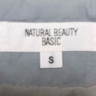 【新品同様】ナチュラルビューティーNATURAL BEAUTY BASIC ウール100%スカート9千円品ラストの画像