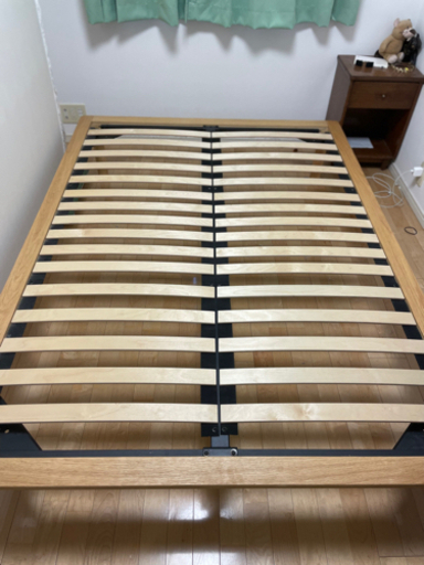 [10/15まで] 無印良品　ダブルベッドフレーム