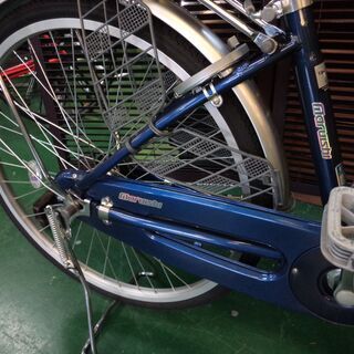 【愛品倶楽部柏店】丸石サイクル 24インチ自転車 ロマンス オートライト 後カゴ付き【問合わせ番号：122-042828 002】の画像