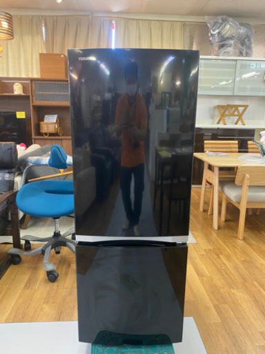 I389 TOSHIBA 2ドア冷蔵庫　2019年式　153L