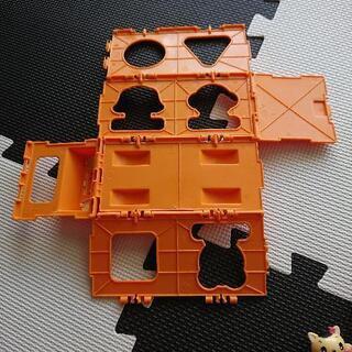 こどもちゃれんじ*ブロック*知育*バス*車の画像