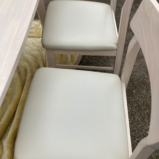 ニトリ製品　ダイニングテーブルセット　120 4人掛けの画像