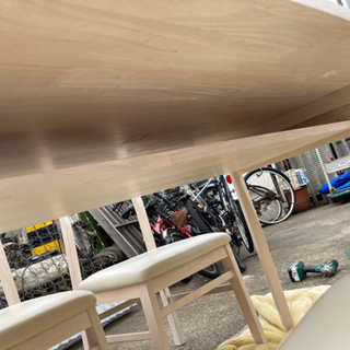 ニトリ製品　ダイニングテーブルセット　120 4人掛けの画像